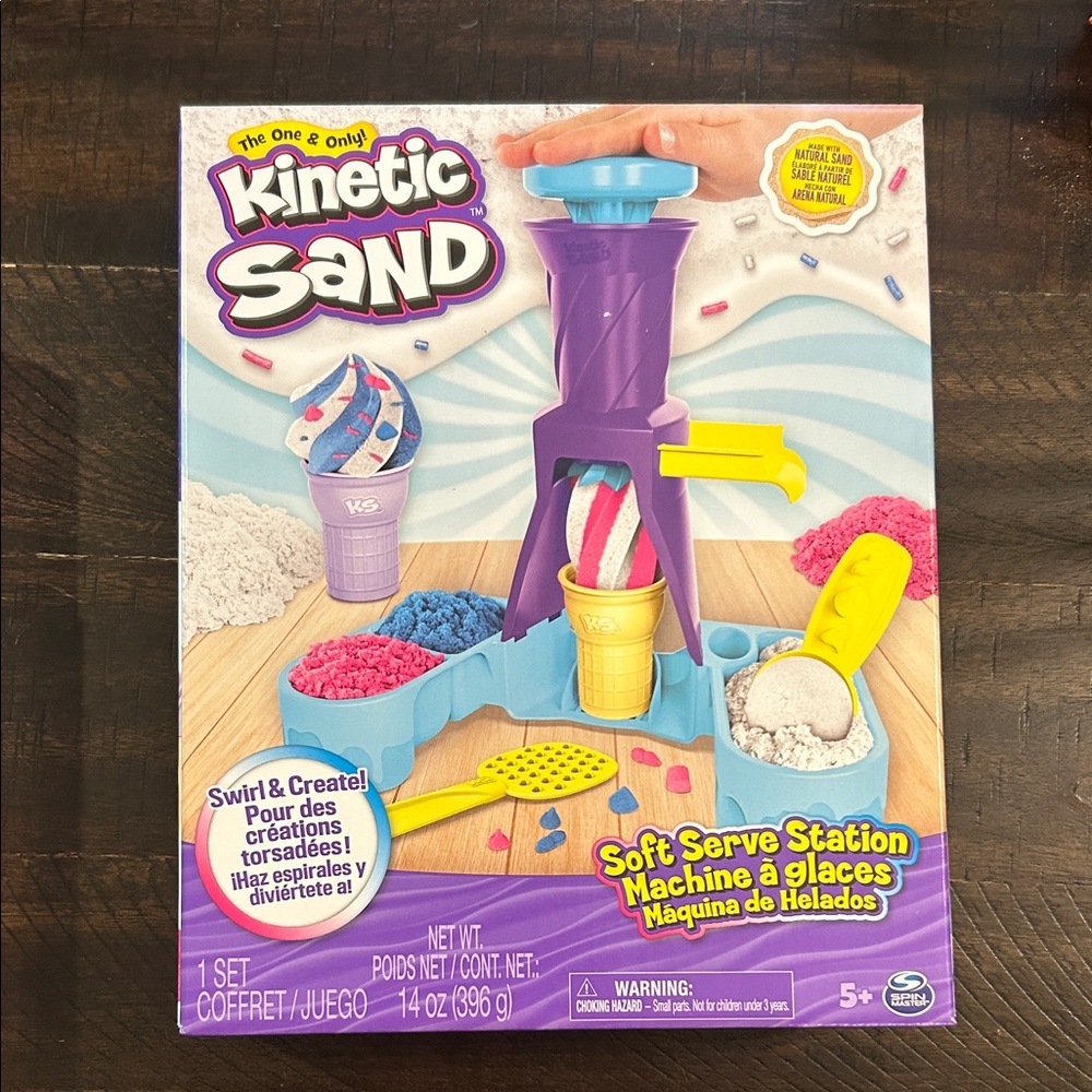Kinetic Sand Soft Serve Station set